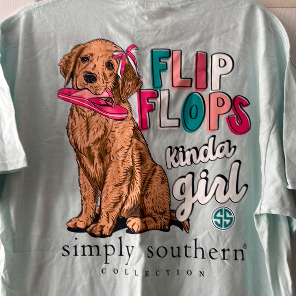 Simply Southern Woman’s ' Light Blue Graphic T-Shirt